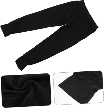 Maternity Yoga Pants Seamless High Waisted Workout Leggings Comfortable Maternity Trousers for Pregnancy Yoga and Lounge Black