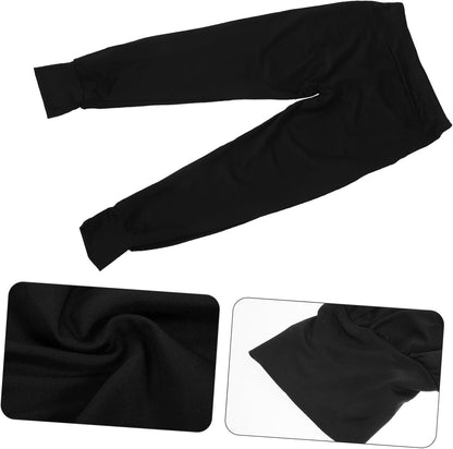 Maternity Lounge Pants Polyester Leggings High Waisted for Women Comfortable Fit with Elastic Design, for Pregnancy Workout and Summer Wear Black