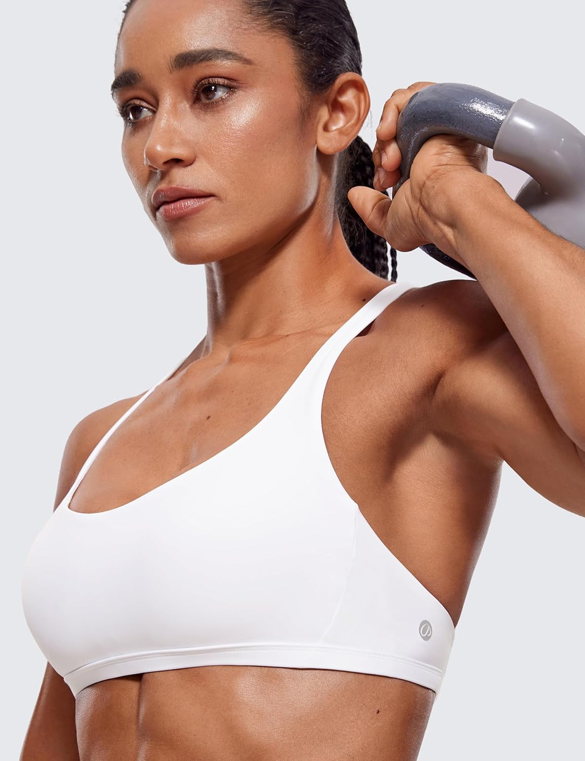 Women'S Removable Pads Yoga Top Cross Strappy Back Sports Bra